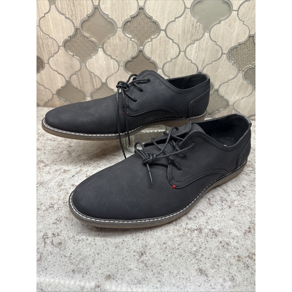 Jousen Milan Men's Black Suede Dress Shoes Classic Business New With Tag Size 12